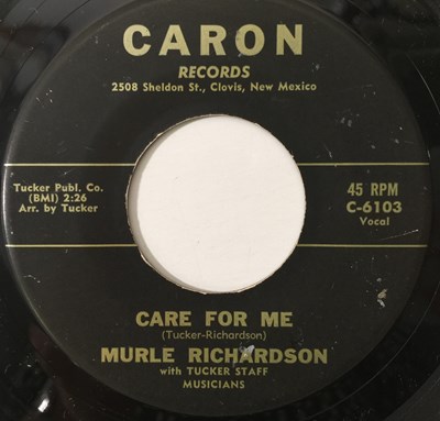 Lot 14 - MURLE RICHARDSON - MEAN AND CRUEL C/W CARE FOR ME 7" (CARON RECORDS - C 6104)