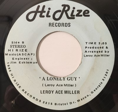 Lot 78 - LEROY ACE MILLER - ROCK THIS CEMETART 7" (HI RIZE RECORDS)