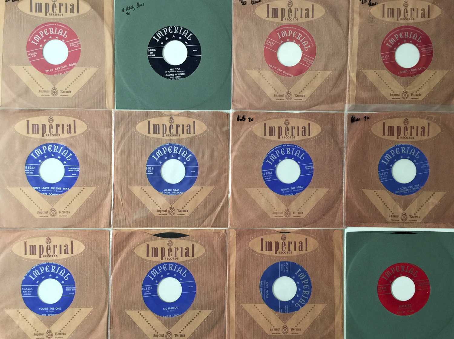 Lot 104 IMPERIAL RECORDS 7