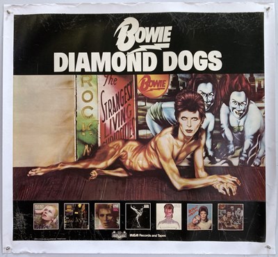 Lot 137 - DAVID BOWIE - ORIGINAL DIAMOND DOGS US PROMOTIONAL POSTER.