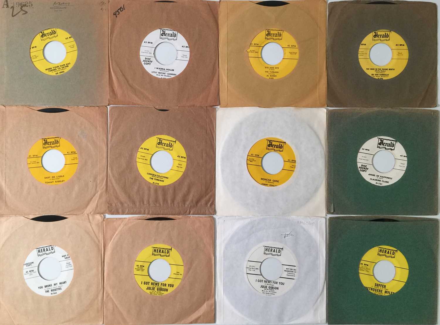 Lot 85 HERALD RECORDS 7" COLLECTION