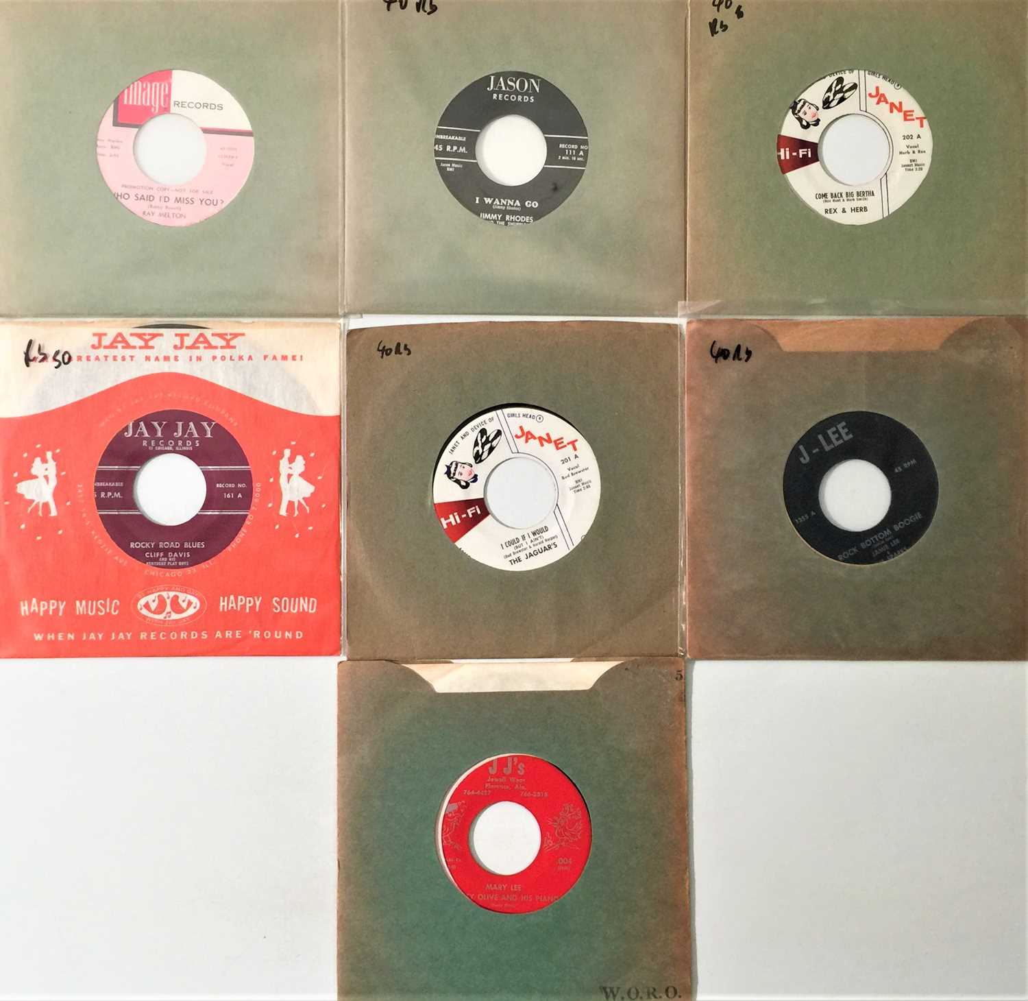 Lot 112 - ROCKABILLY - 7" RARITIES