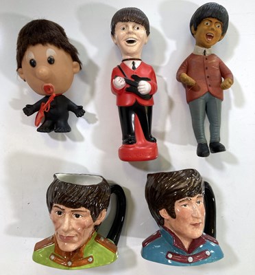 Lot 151 - BEATLES FIGURINES AND COLLECTABLES INC SOAKY / BENDY / DOULTON.