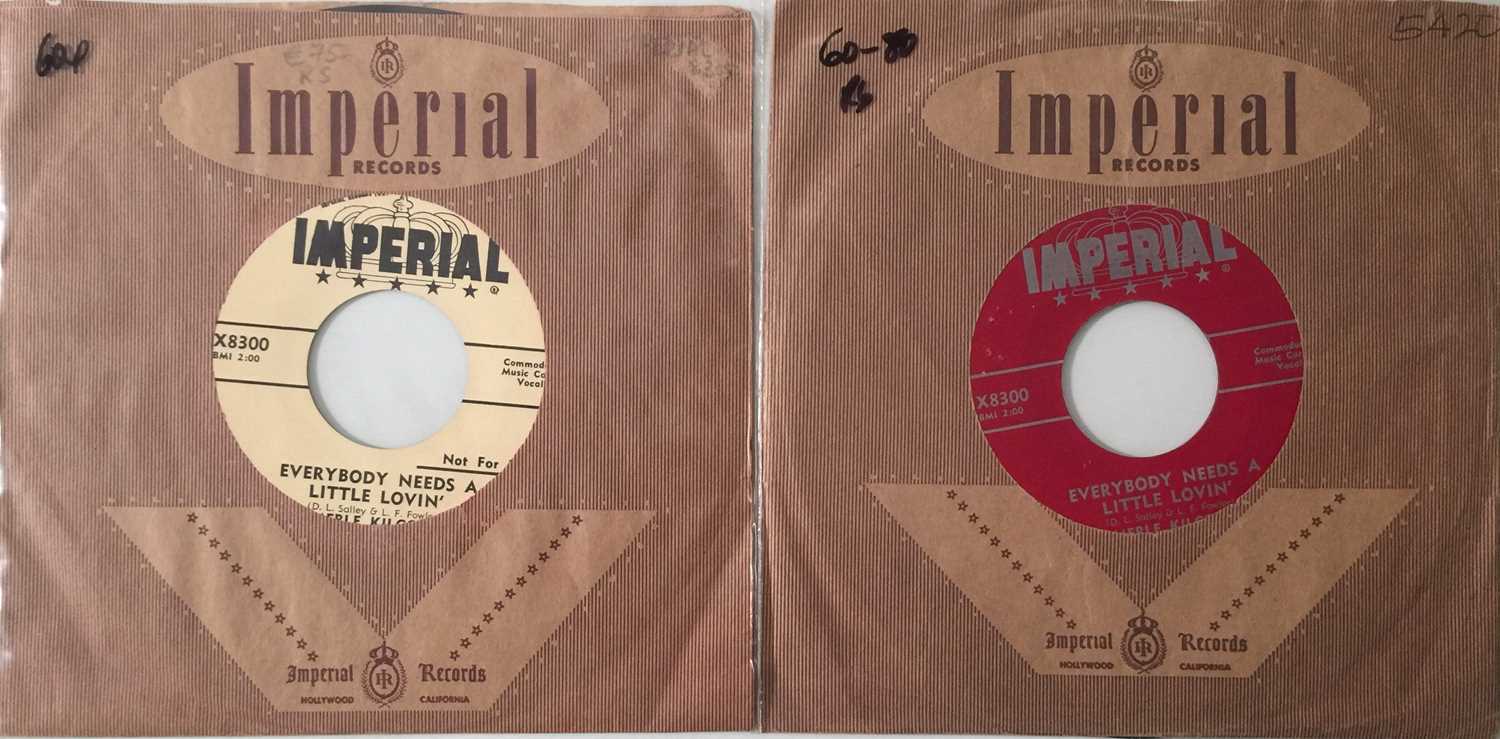 Lot 95 - MERLE KILGORE - IMPERIAL - ROCKABILLY 7" RARITIES PACK