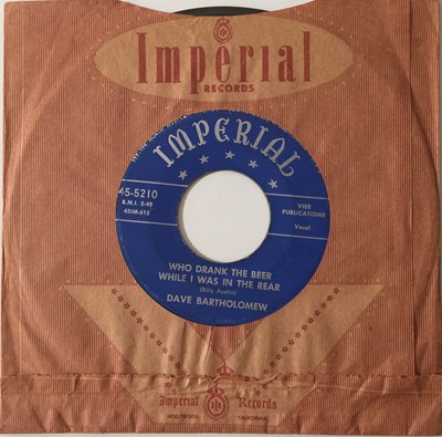 Lot 97 - DAVE BARTHOLOMEW – WHO DRANK THE BEER WHILE I WAS IN THE REAR (IMPERIAL - 45-5210)