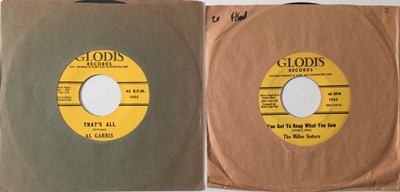 Lot 126 - GLODIS RECORDS - R&B/ SOUL 7" RARITIES