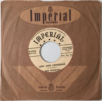 Lot 98 - BOO BREEDING - LOW AND LONESOME / COUNTRY WOMAN 7" (IMPERIAL - X5339)