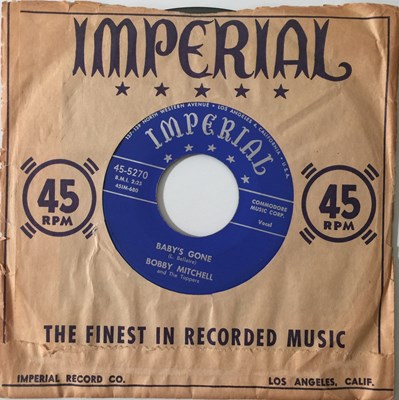 Lot 101 - BOBBY MITCHELL - BABY'S GONE / SISTER LUCY 7" (IMPERIAL - 45-5270)