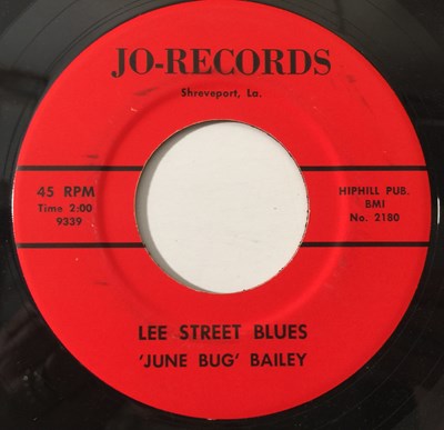 Lot 142 - JUNE BUG BAILEY - LEE STREET BLUES/ LOUISIANA TWIST 7" (US R&R/ TWIST - JO-RECORDS 2180)