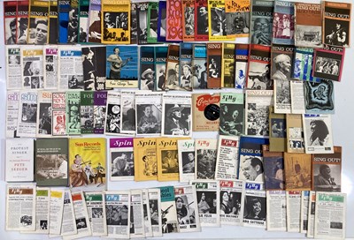 Lot 72 - SING OUT / FOLK REVIEW AND MORE - ORIGINAL FOLK AND BLUES MAGAZINES.