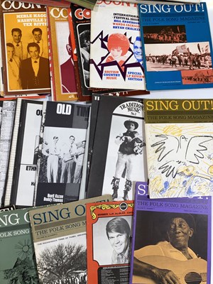 Lot 72 - SING OUT / FOLK REVIEW AND MORE - ORIGINAL FOLK AND BLUES MAGAZINES.