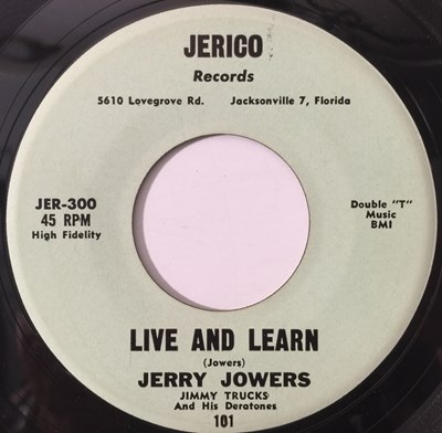 Lot 146 - JERRY JOWERS - LIVE AND LEARN/ WITHOUT YOU 7" (US ROCKABILLY - JERICO 102)