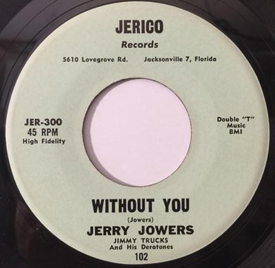 Lot 146 - JERRY JOWERS - LIVE AND LEARN/ WITHOUT YOU 7" (US ROCKABILLY - JERICO 102)