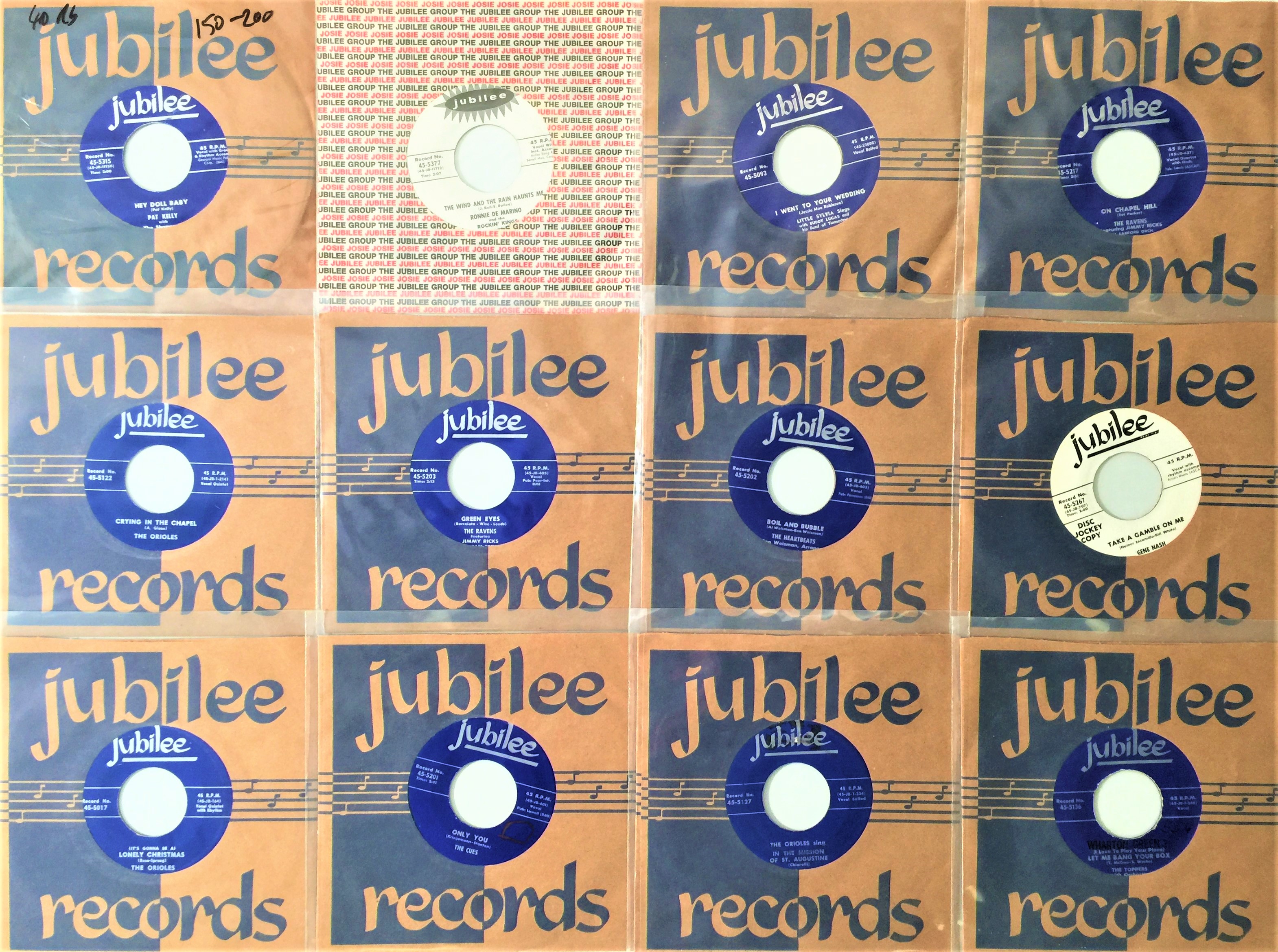 Lot 151 - JUBILEE RECORDS - 7