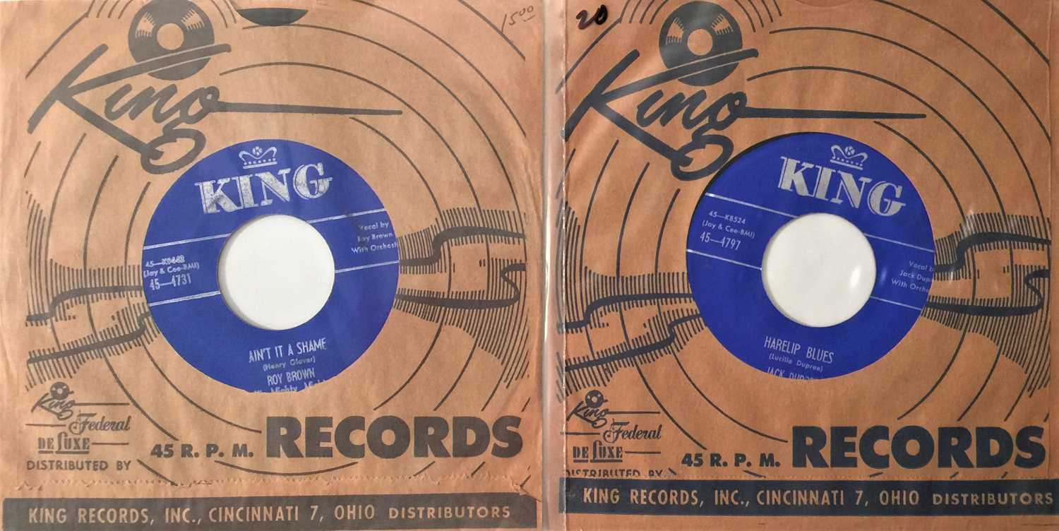 Lot 203 - KING RECORDS - BLUES / R&B / SOUL 7" PACK