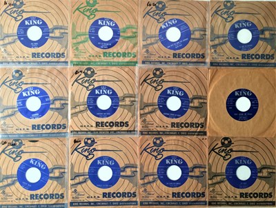 Lot 210 - KING RECORDS - ROCKABILLY / COUNTRY / BLUES 7" PACK