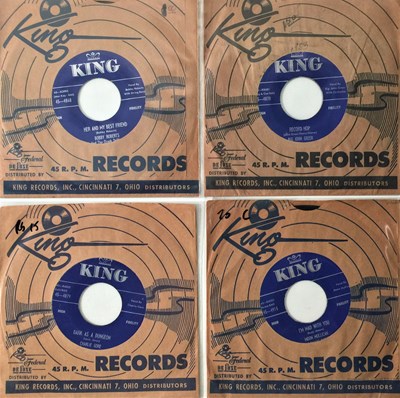 Lot 210 - KING RECORDS - ROCKABILLY / COUNTRY / BLUES 7" PACK