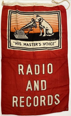 Lot 29 - ORIGINAL HMV RECORD SHOP PROMOTIONAL FLAG.
