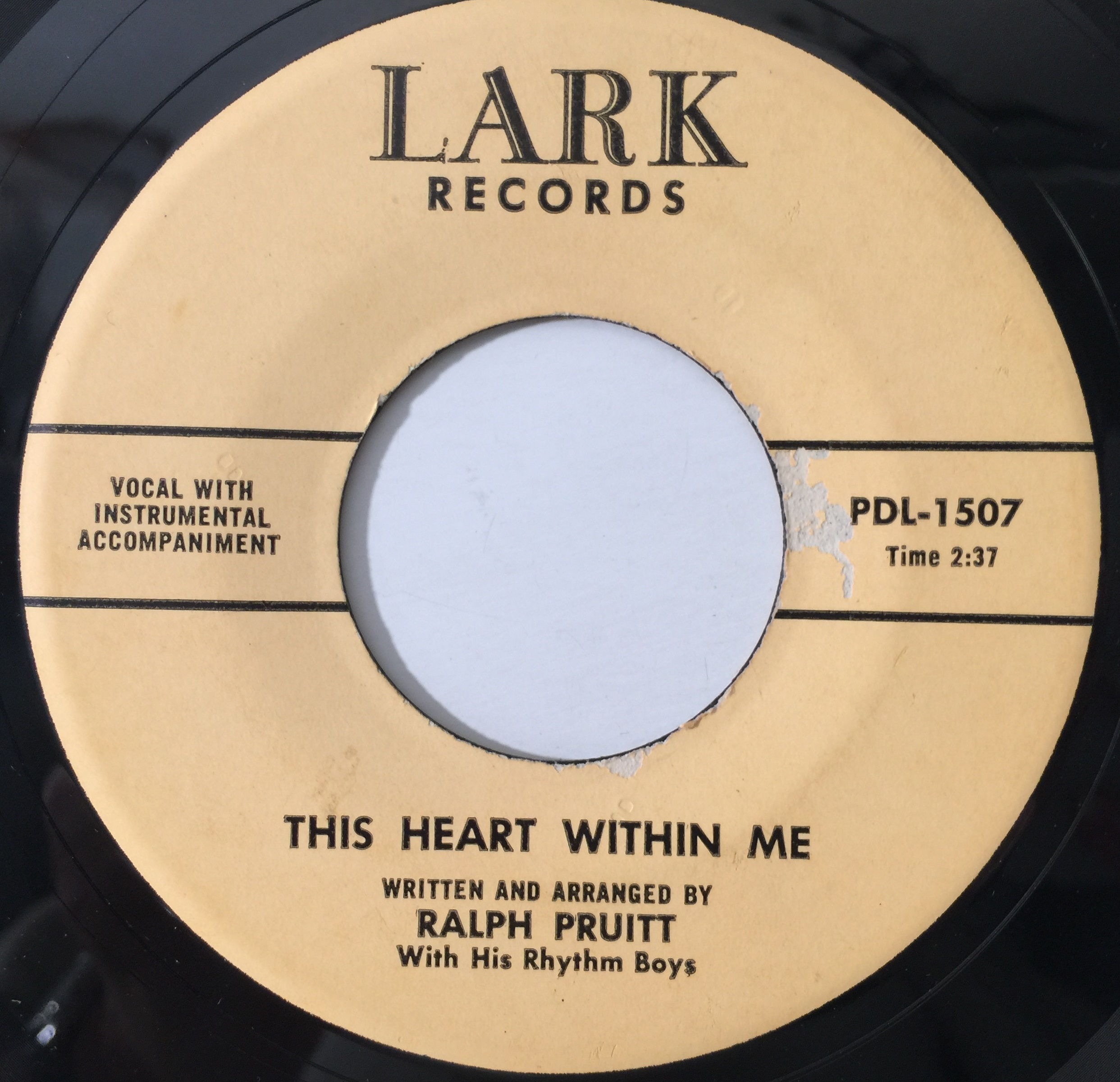 Lot 224 - RALPH PRUITT - HEY, MR. PORTER / THIS HEART
