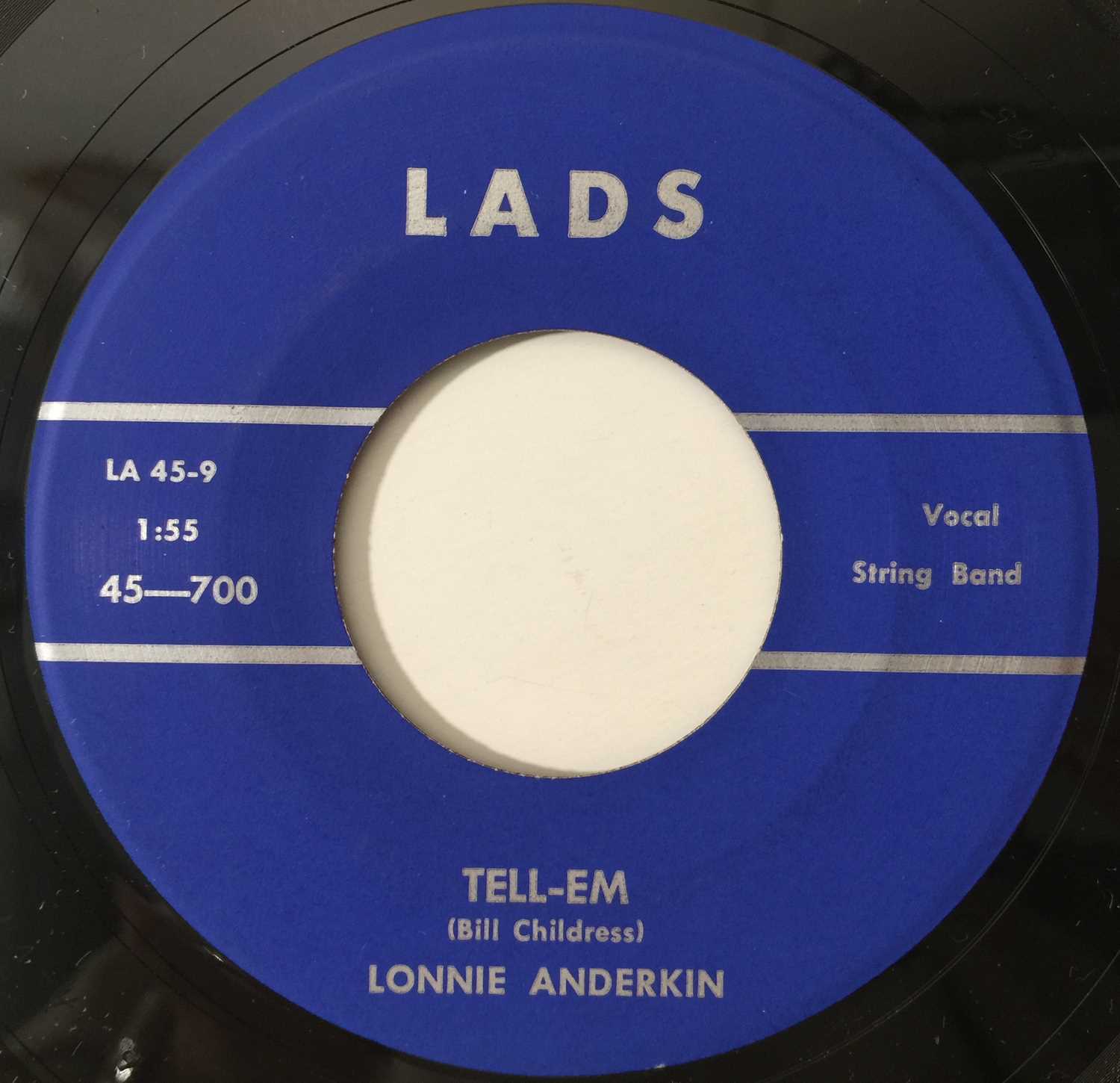 Lot 227 - LONNIE ANDERKIN - TELL-EM / TEENAGE BABY (LADS - 45-700)