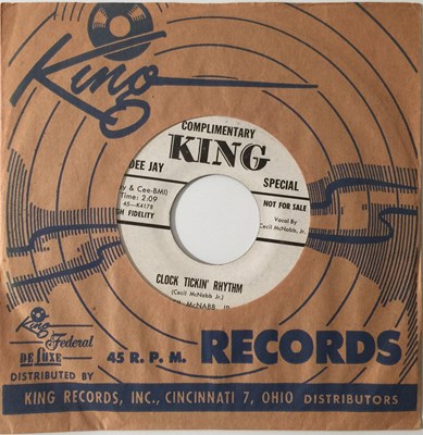 Lot 185 - CECIL MCNABB JR - CLOCK TICKIN' RHYTHM/ NOTHING LIKE THIS 7" (US PROMO - ROCK N ROLL - KING 5116)