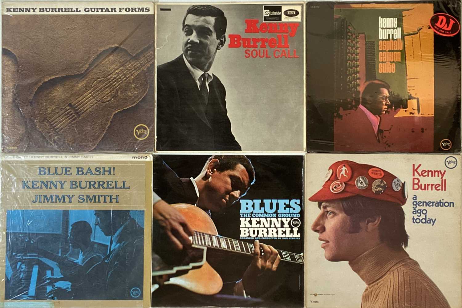 Lot 102 - KENNY BURRELL - LPs. 9 x LPs introducing the...