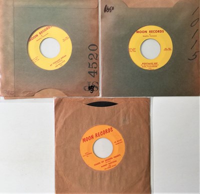 Lot 243 - MOON RECORDS - ROCKABILLY 7" RARITIES