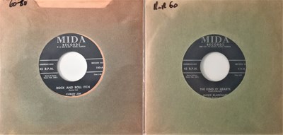 Lot 248 - MIDA RECORDS - ROCK & ROLL 7" RARITIES