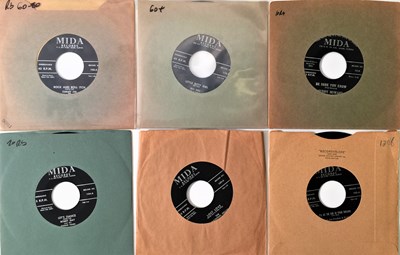 Lot 249 - MIDA RECORDS - ROCKABILLY 7" PACK