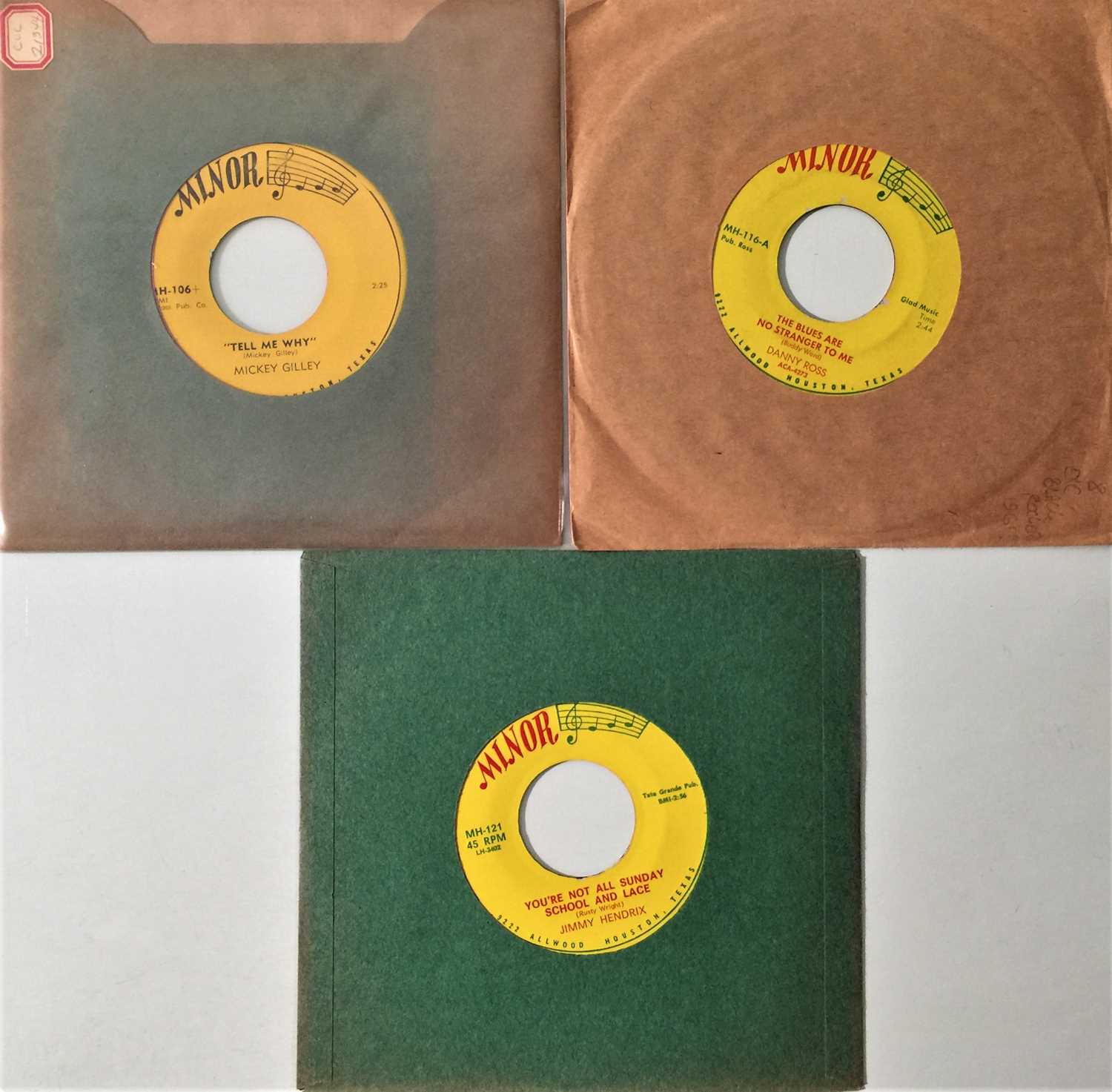 Lot 251 - MINOR - 7" RARITIES