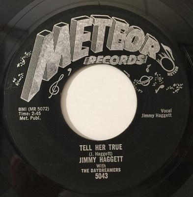 Lot 259 - JIMMY HAGGETT - TELL HER TRUE / GONNA SHUT YOU OFF BABY 7" (METEOR RECORDS - 5043)