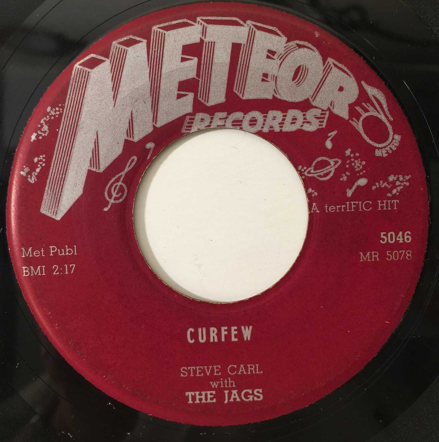 Lot 264 - THE JAGS - CURFEW / 18 YEAR OLD BLUES 7" (METEOR RECORDS - 5046)