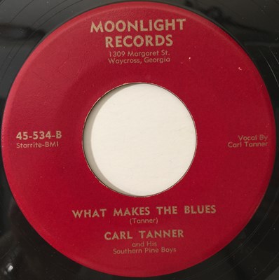 Lot 278 - CARL TANNER - SWEET TALKING BABY / WHAT MAKES THE BLUES (MOONLIGHT RECORDS - 45-534)
