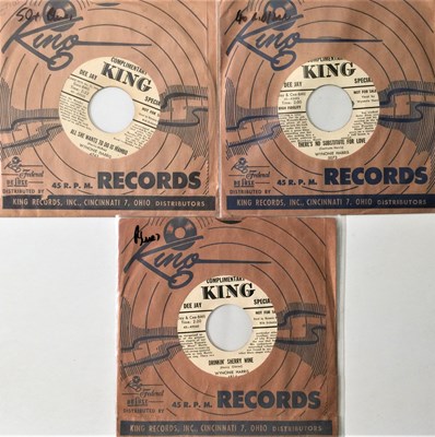 Lot 192 - KING RECORDS - PROMOS - BLUES / ROCKABILLY 7" PACK