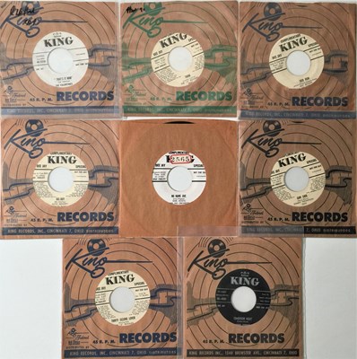 Lot 196 - KING RECORDS - PROMOS - BLUES / ROCKABILLY / SOUL 7" PACK