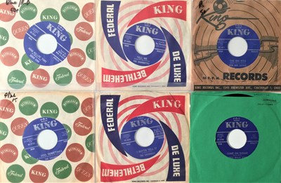 Lot 199 - KING RECORDS - DOO WOP / BLUES / ROCKABILLY / FUNK 7" PACK