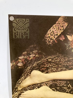 Lot 196 - FASHION - ORIGINAL 1970S BIBA NUDE POSTER.