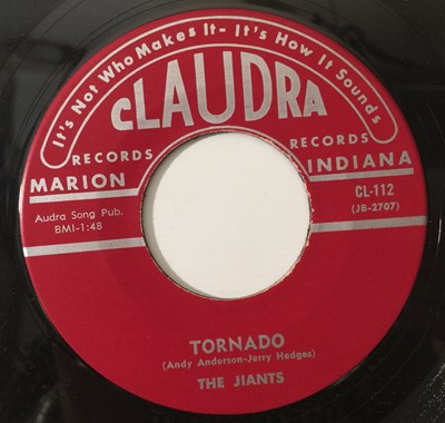 Lot 292 - THE JIANTS - TORNADO / SHE'S MY WOMAN (CLAUDRA - CL-112)