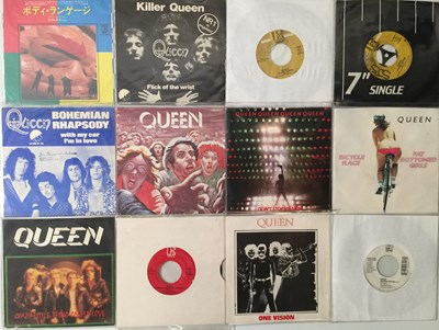 Lot 36 - QUEEN - OVERSEAS PRESSING 7" COLLECTION