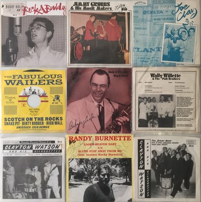 Lot 300 - ROCKABILLY - 7" PICTURE SLEEVE REISSUES