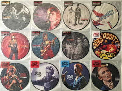 Lot 43 - DAVID BOWIE - 40TH ANNIVERSARY 7" PICTURE DISC RELEASES
