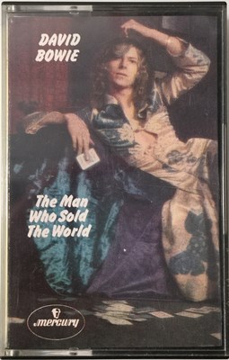 Lot 45 - DAVID BOWIE - THE MAN WHO SOLD THE WORLD CASSETTE (ORIGINAL 'DRESS COVER' - MERCURY 7142026).