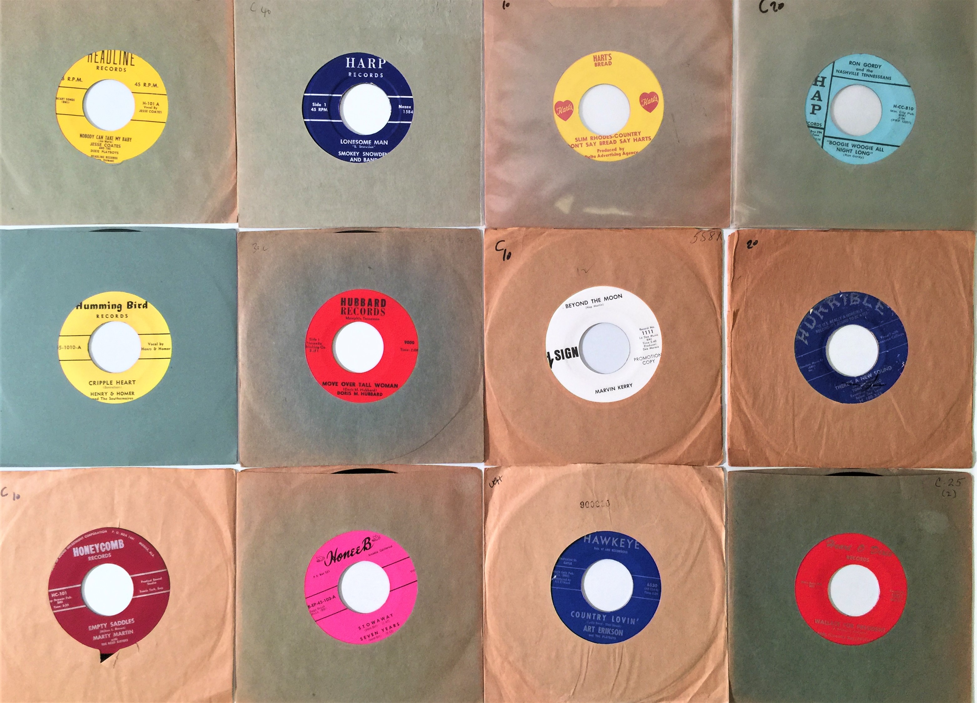 Lot 70 - COUNTRY - 7" PACK (INC RARITIES)