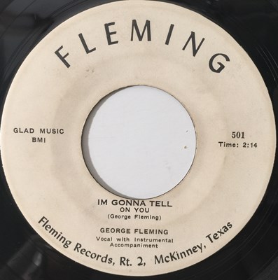 Lot 41 - GEORGE FLEMING - I'M GONNA TELL ON YOU / THE SHAKE (FLEMING - 501)