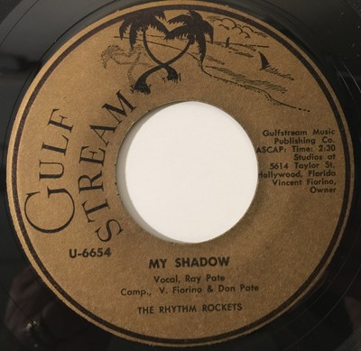 Lot 54 - THE RHYTHM ROCKETS - MY SHADOW/ LUCKY DAY 7" (US ROCK & ROLL - GULF U-6655)