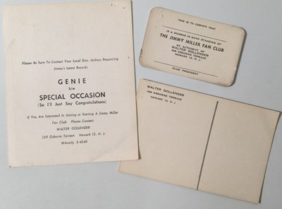 Lot 55 - JIMMY MILLER - SPECIAL OCCASION/ GENIE 7" (US PROMO - GUYDEN RECORDS 2117)