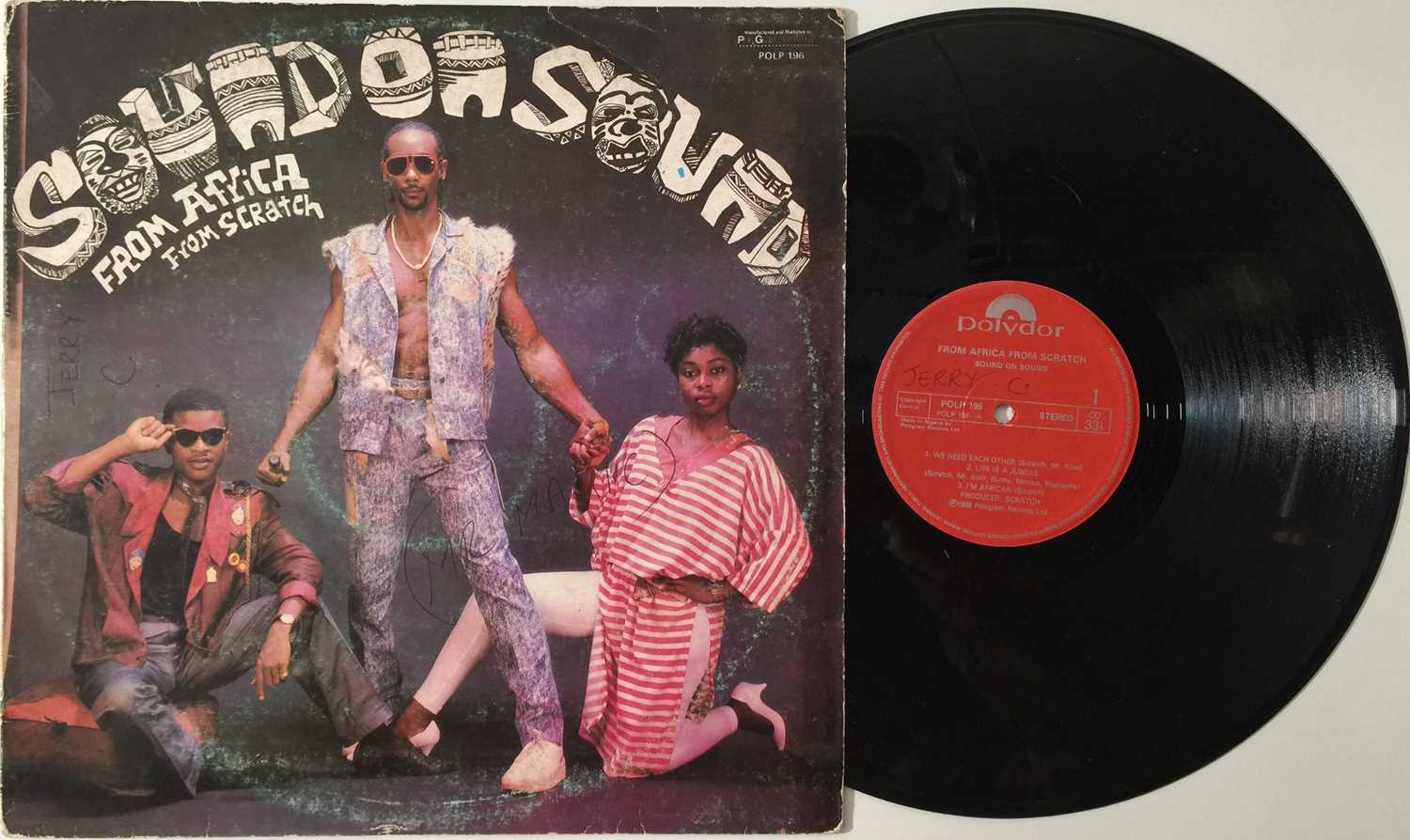 Lot 1189 - SOUND ON SOUND - FROM AFRICA FROM SCRATCH (POLYDOR - POLP 196)