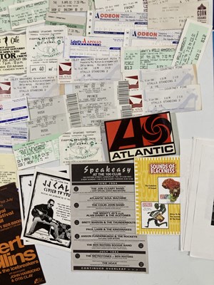 Lot 124 - FLYERS AND TICKET COLLECTION.