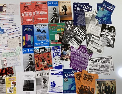 Lot 124 - FLYERS AND TICKET COLLECTION.