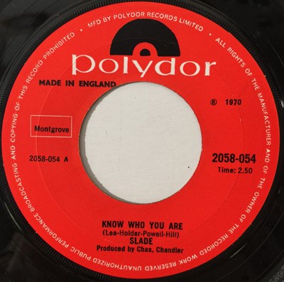 Lot 57 - SLADE - KNOW WHO YOU ARE / DAPPLE ROSE 7" (ORIGINAL COPY - POLYDOR 2058-054)